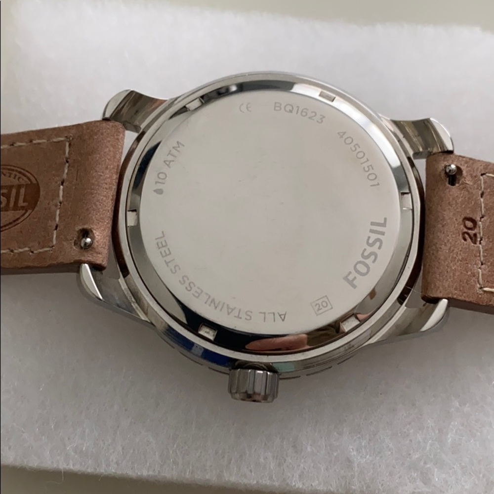 SOLD NWOT Fossil Stainless Steel Chronograph Watch - Picture 2 of 9